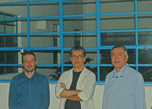 <p><b>11 de febrero 2018.</b></p><p> Arq. Elkin Dario Vargas López (Buro DAP), Arq. Fernando de Mello Franco (URBEM) y Arq. Carlos Ochoa Fernández.</p>